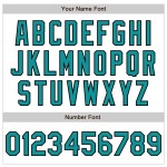 Sleeves Raglan Baseball Authentic White Teal-Black Jersey Custom Sleeves Raglan Baseball Authentic White Teal-Black Jersey Custom