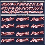 White-Red Jersey Baseball Sleeves Authentic Custom Navy Raglan White-Red Jersey Baseball Sleeves Authentic Custom Navy Raglan