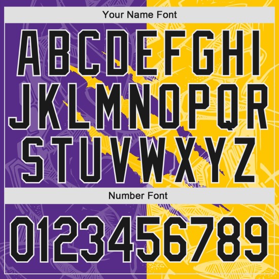 Authentic Scratch Jersey Baseball Yellow-Purple Pattern Graffiti Custom 3D Black Authentic Scratch Jersey Baseball Yellow-Purple Pattern Graffiti Custom 3D Black