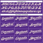 Custom Jersey Baseball Cream Authentic Purple Custom Jersey Baseball Cream Authentic Purple