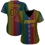 Month Authentic Jersey Is 3D Custom Rainbow For Love Baseball Pride LGBT Love Month Authentic Jersey Is 3D Custom Rainbow For Love Baseball Pride LGBT Love