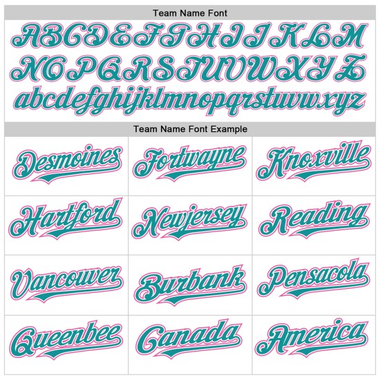 Jersey Raglan Teal-Pink Authentic Custom Sleeves Baseball White Jersey Raglan Teal-Pink Authentic Custom Sleeves Baseball White