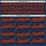 Jersey Custom Raglan Baseball Navy Orange Sleeves Authentic Jersey Custom Raglan Baseball Navy Orange Sleeves Authentic
