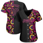 Jersey Love Baseball Love Custom LGBT Pride Is Month 3D For Rainbow Authentic Jersey Love Baseball Love Custom LGBT Pride Is Month 3D For Rainbow Authentic