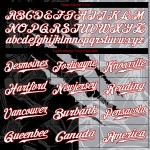 White Gray-Red Baseball 3D Jersey Pattern Scratch Graffiti Authentic Custom White Gray-Red Baseball 3D Jersey Pattern Scratch Graffiti Authentic Custom