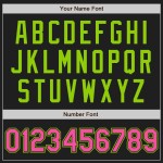 Jersey Raglan Authentic Baseball Pink-Neon Custom Black Green Sleeves Jersey Raglan Authentic Baseball Pink-Neon Custom Black Green Sleeves