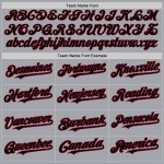 Jersey Gray Black-Crimson Raglan Custom Authentic Baseball Sleeves Jersey Gray Black-Crimson Raglan Custom Authentic Baseball Sleeves