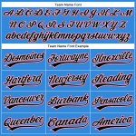 Custom Baseball Pink-Black Jersey Authentic Blue Electric Custom Baseball Pink-Black Jersey Authentic Blue Electric