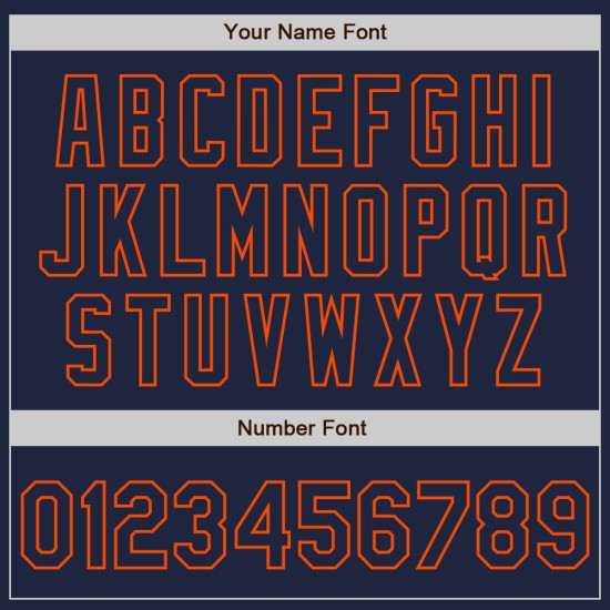 Jersey Custom Raglan Baseball Navy Orange Sleeves Authentic Jersey Custom Raglan Baseball Navy Orange Sleeves Authentic