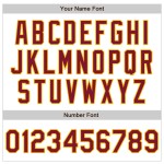 Raglan Custom Authentic Baseball Crimson-Gold Sleeves White Jersey Raglan Custom Authentic Baseball Crimson-Gold Sleeves White Jersey
