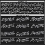 Baseball Gray Raglan Sleeves Authentic Jersey Black Custom Baseball Gray Raglan Sleeves Authentic Jersey Black Custom
