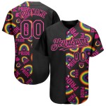 Jersey Love Baseball Love Custom LGBT Pride Is Month 3D For Rainbow Authentic Jersey Love Baseball Love Custom LGBT Pride Is Month 3D For Rainbow Authentic