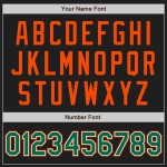 Custom Black Raglan Kelly Jersey Authentic Baseball Sleeves Green-Orange Custom Black Raglan Kelly Jersey Authentic Baseball Sleeves Green-Orange