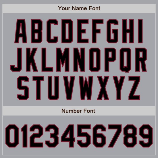 Jersey Gray Black-Crimson Raglan Custom Authentic Baseball Sleeves Jersey Gray Black-Crimson Raglan Custom Authentic Baseball Sleeves