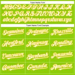 White-Yellow Authentic Neon Jersey Green Baseball Custom White-Yellow Authentic Neon Jersey Green Baseball Custom