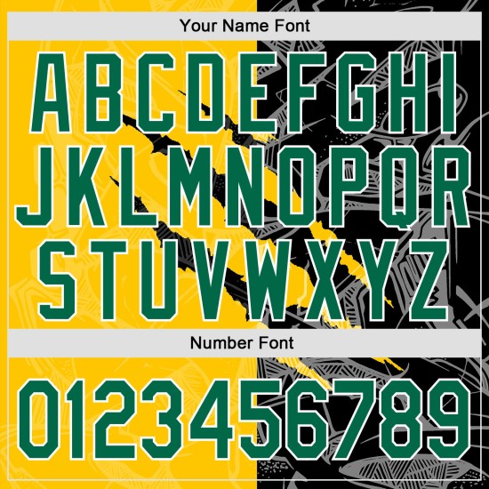 3D Authentic Green Pattern Custom Graffiti Yellow-Black Baseball Jersey Scratch Kelly 3D Authentic Green Pattern Custom Graffiti Yellow-Black Baseball Jersey Scratch Kelly
