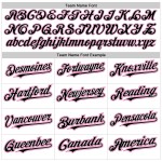 Sleeves White Black-Pink Baseball Custom Jersey Raglan Authentic Sleeves White Black-Pink Baseball Custom Jersey Raglan Authentic